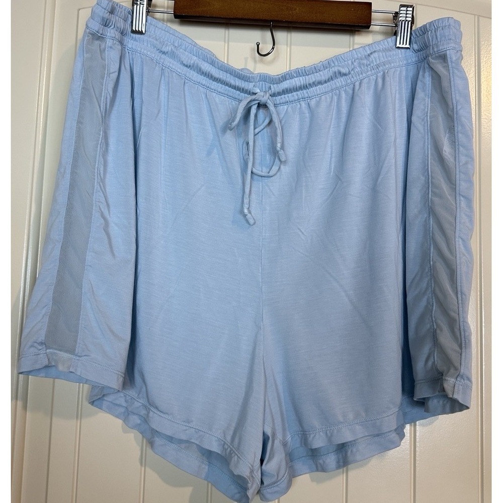 HoneyLove BlissWear Mesh Side Sleep Shorts Lounge Comfort sz 1X lyocell
